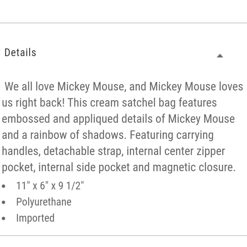 Loungefly Mickey Mouse Satchel